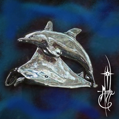 Dolphin and Manta Ray Amulet