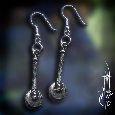 Moon Ax Earrings