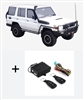 PREMIUM 5 DOOR 76 SERIES LANDCRUISER CENTRAL LOCKING KIT >> 76 SERIES WAGON - This is Central Locking Motors, Cables, Remote Controls and Wiring Harness for Toyota Landcruiser Central Locking and Keyless Entry System with everything need