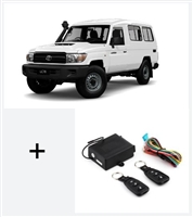 PREMIUM 78 SERIES LANDCRUISER 3 DOOR LOCKING KIT >> 79 SERIES >> 78 SERIES and 76 SERIES - This is Central Locking Motors, Cables, Remote Controls and Wiring Harness for Toyota Landcruiser Central Locking and Keyless Entry System with everything need