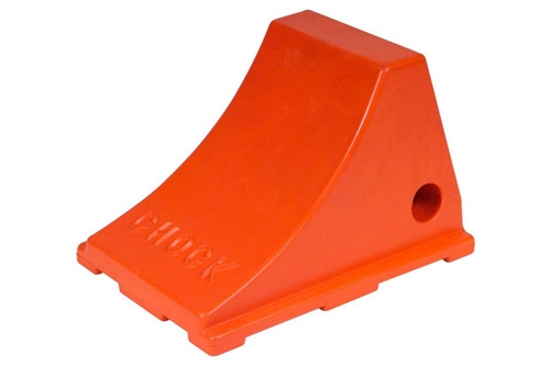 KOCHEK WHEEL CHOCKS - ORANGE RUBBER