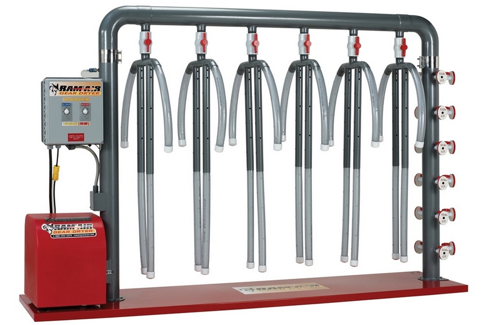 RAM AIR GEAR DRYER - 6 UNIT - HEATED