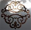 Decorative Accent Corners (2) Metal Wall Art Decor