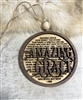 Amazing Grace Layered Wood Ornament