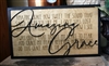 Amazing Grace Wooden Sign DÃ©cor 18" x 10"