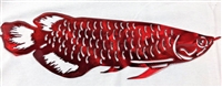 Arowana Fish Metal Wall Art Decor