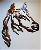 Horse Head Metal Wall Art