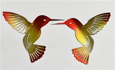Hummingbird Metal Wall Decor