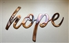 Hope Metal Wall Art Accent