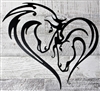 Mothers Heart Horse Heart Metal Art