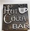 Hot Cocoa Bar Pallet Wood Re purposed Sign