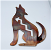 Howling Coyote Metal Wall Art Decor