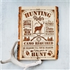 Hunting Rules Wood Home Decor Sign