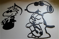 Jazz Playing Duo Snoopy & Woodstock
