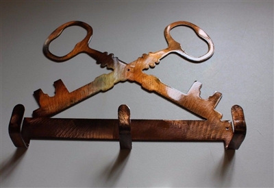 Keys Key/Hat Rack - Copper/Bronze