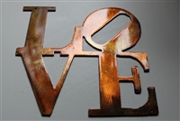 LOVE "Boxed "Metal Wall Art Decor