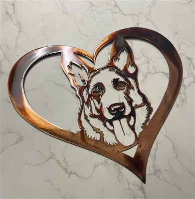 German Shepherd Heart