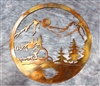 Mountain Scene Circle