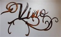 Ornamental Vino Metal Wall Art Accent