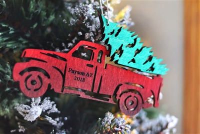 Payson Arizona Red Truck Ornament