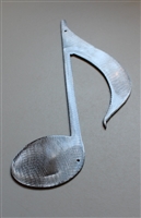 Musical Note Metal Wall Decor 7 3/4" tall