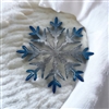 Blue Tinged Winter Wonderland Snowflake