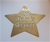 "Shh.. Baby is Sleeping!" Metal Star Sign