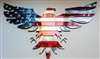 American Patriotic Bald Eagle Metal Art