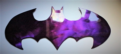 Batman Metal Wall Art Purple