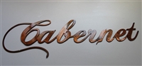 Cabernet Sign Copper/Bronze