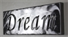 Metal Wall Art Canvas Dream -Silver