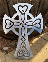 Celtic Metal Art Copper/Bronze Cross
