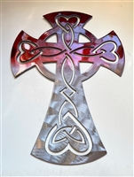 Celtic Metal Art Ruby Tinged