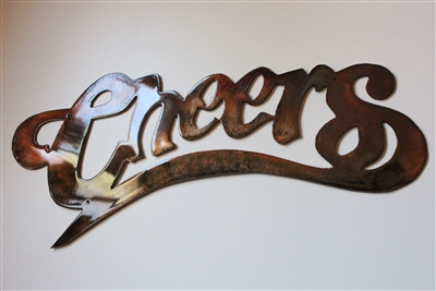 Cheers Metal Wall Art Accent