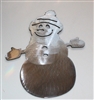 Snowman Metal Wall Art

WALL ACCENTS/METAL WALL ART

Crafted in the USA



polished steel with a clear coat finish

THIS PIECE IS MADE OUT OF 14 GAUGE SHEET METAL  

Measures approx