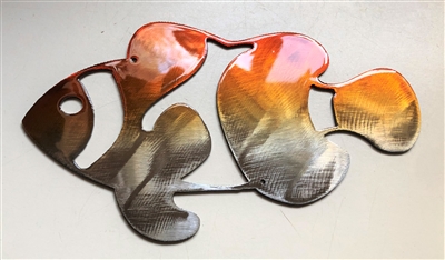 Clownfish Metal Wall Art