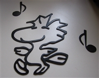 Dancing Woodstock Metal Wall Art Decor