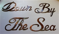 'Down by the Sea' Metal Wall Art