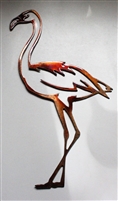 Flamingo Metal Wall Art Accent