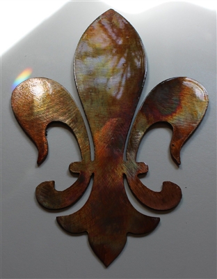 Fleur de lis metal art