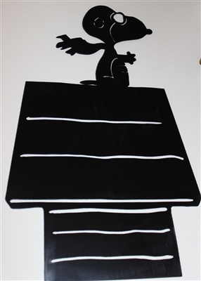 WWII Flying Ace Snoopy Metal Wall Art