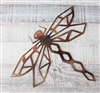 Geometric Dragonfly Metal Art