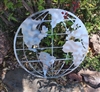 World Global Metal Art Map