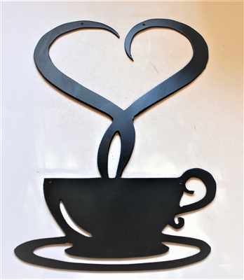 Steamed with Love Metal Wall Art