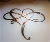 Infinity Heart Metal Wall Art Accent