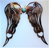 Heart Wings Copper/Turquoise