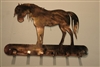 Western Equestrian Key Rack - Copper/Bronze