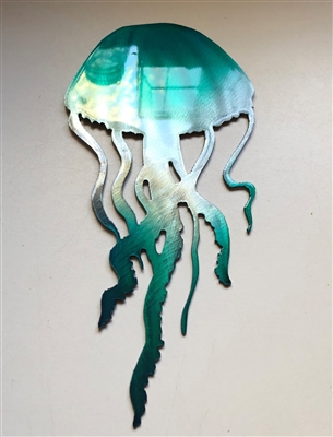 Jellyfish Metal Wall Art Accent