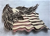 Layered Eagle Wood Home Accent 11" x 7"