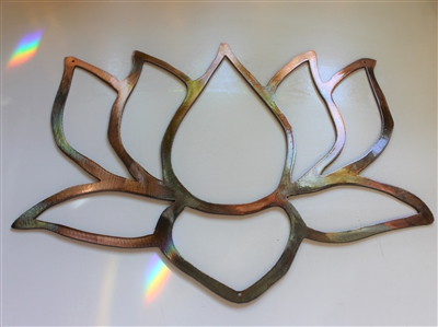 Lotus Flower Metal Wall Art